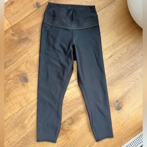 Alo Yoga High Waist Fitness Capri in Black Size XS